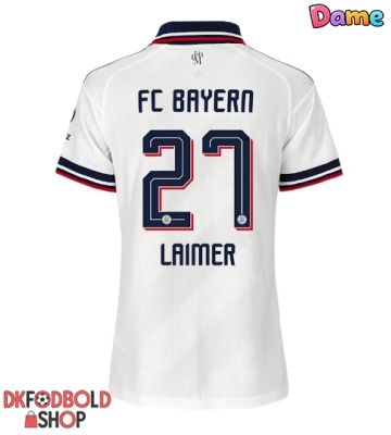 Bayern Munich Konrad Laimer #27 Udebanetrøje Dame 2026-27 Kort ærmer Bayern Munich Konrad Laimer #27 Udebanetrøje Dame 2026-27 Kort ærmer